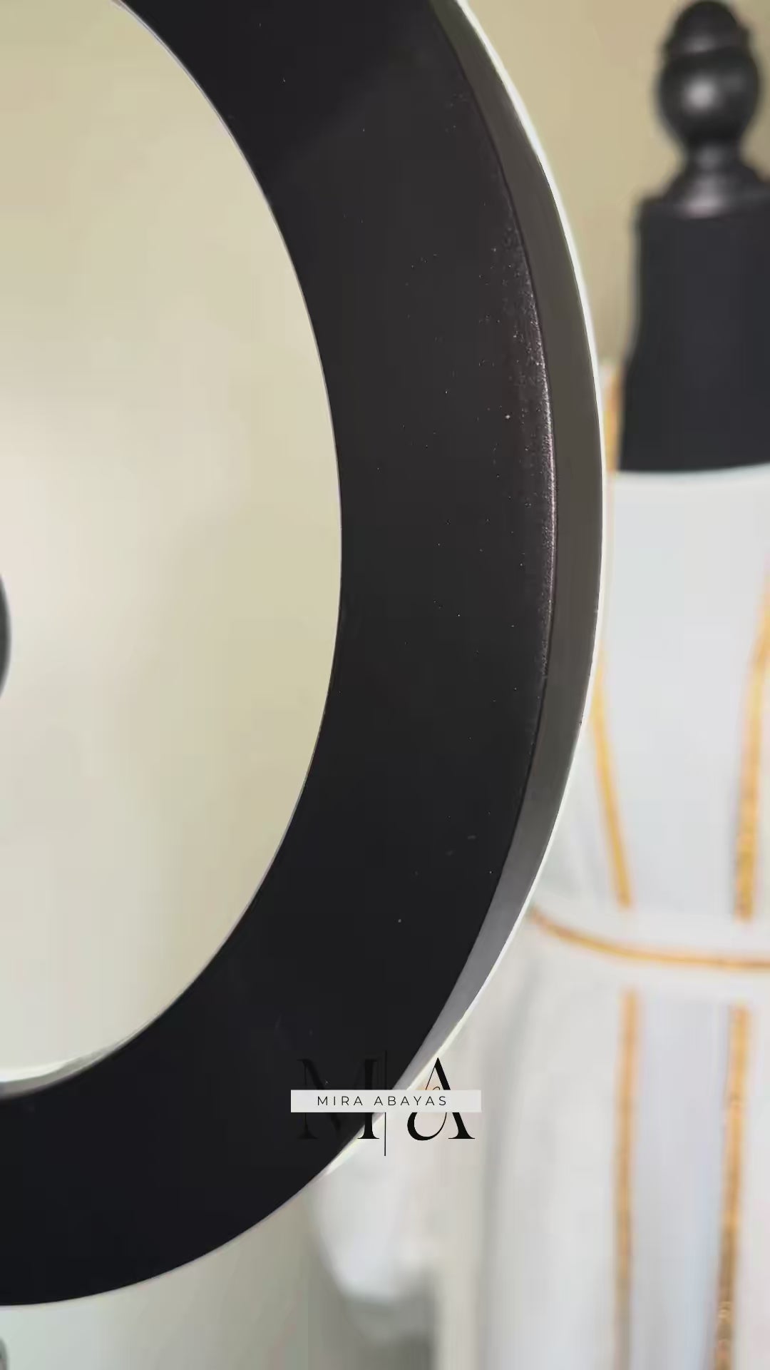 White Occasional Abaya